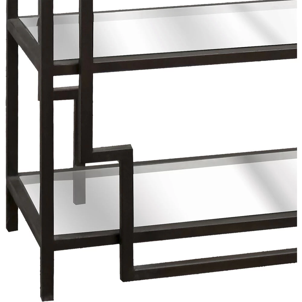 McGuire Antique Black Bookcase - Image 4
