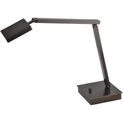 TaskWerx 14 Inch 6.30 Watt Bronze Task Lamp Portable Light