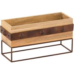 Telluride Natural Mango / Montana Rustic Garden Planter