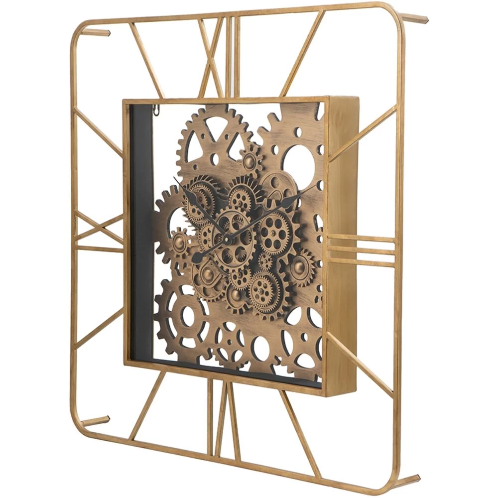 Roman Gear 35 X 32 Inch Wall Clock - Image 2