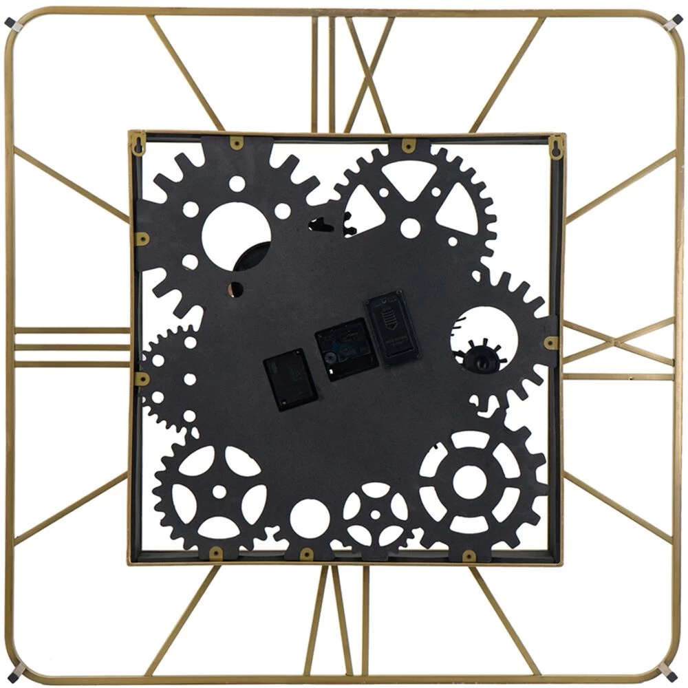 Roman Gear 35 X 32 Inch Wall Clock - Image 3