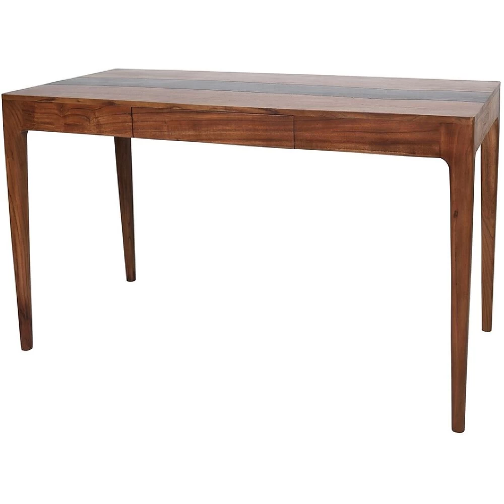 Sierra Brown Writing Desk With Drawer - Image 2