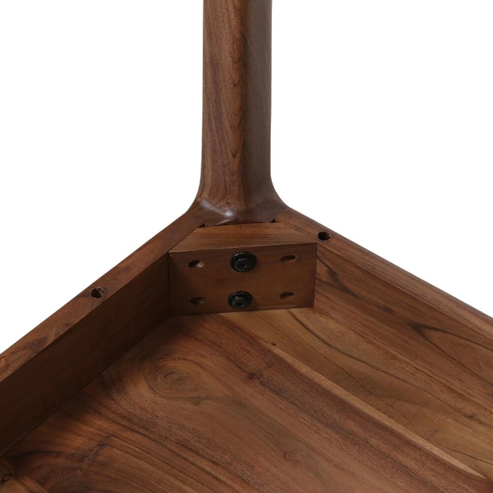 Sierra Brown Writing Desk With Drawer - Image 7