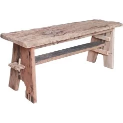 Rustic Natural Garden Bench