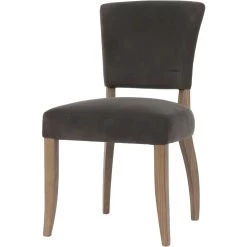 Dugan Grey And Natural Dining Chair