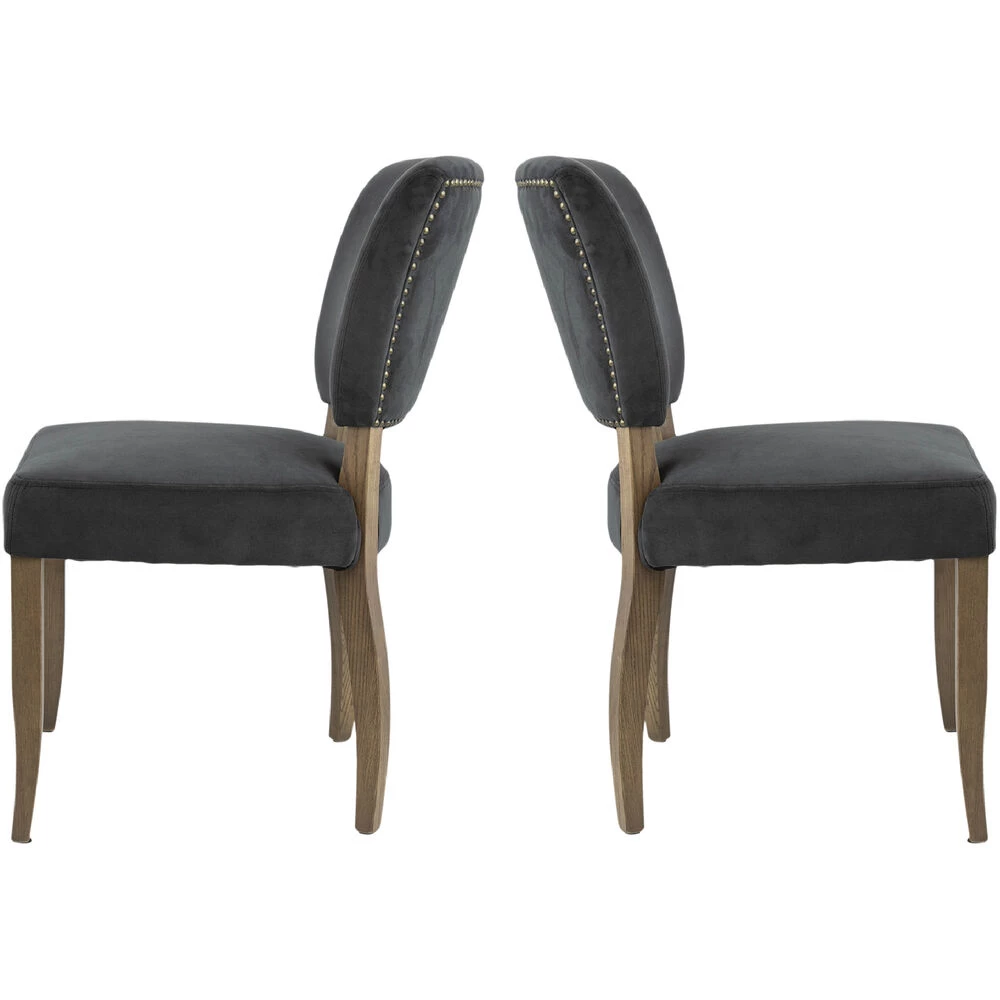 Dugan Grey And Natural Dining Chair - Image 3