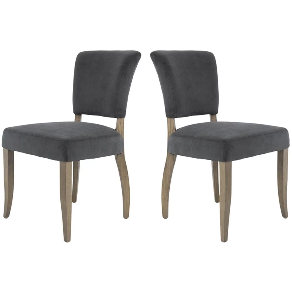 Dugan Grey And Natural Dining Chair - Image 8