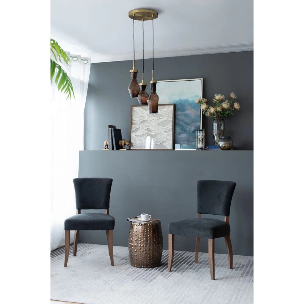 Dugan Grey And Natural Dining Chair - Image 10