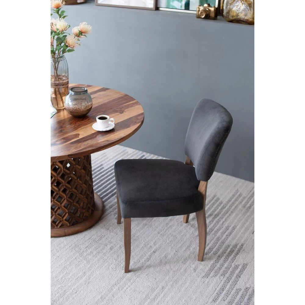 Dugan Grey And Natural Dining Chair - Image 17