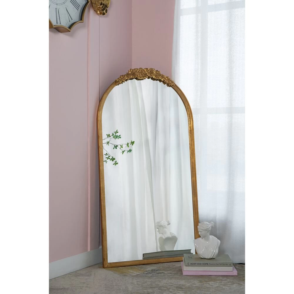 Eitenne 52 X 27 Inch Gold Floor Mirror - Image 5