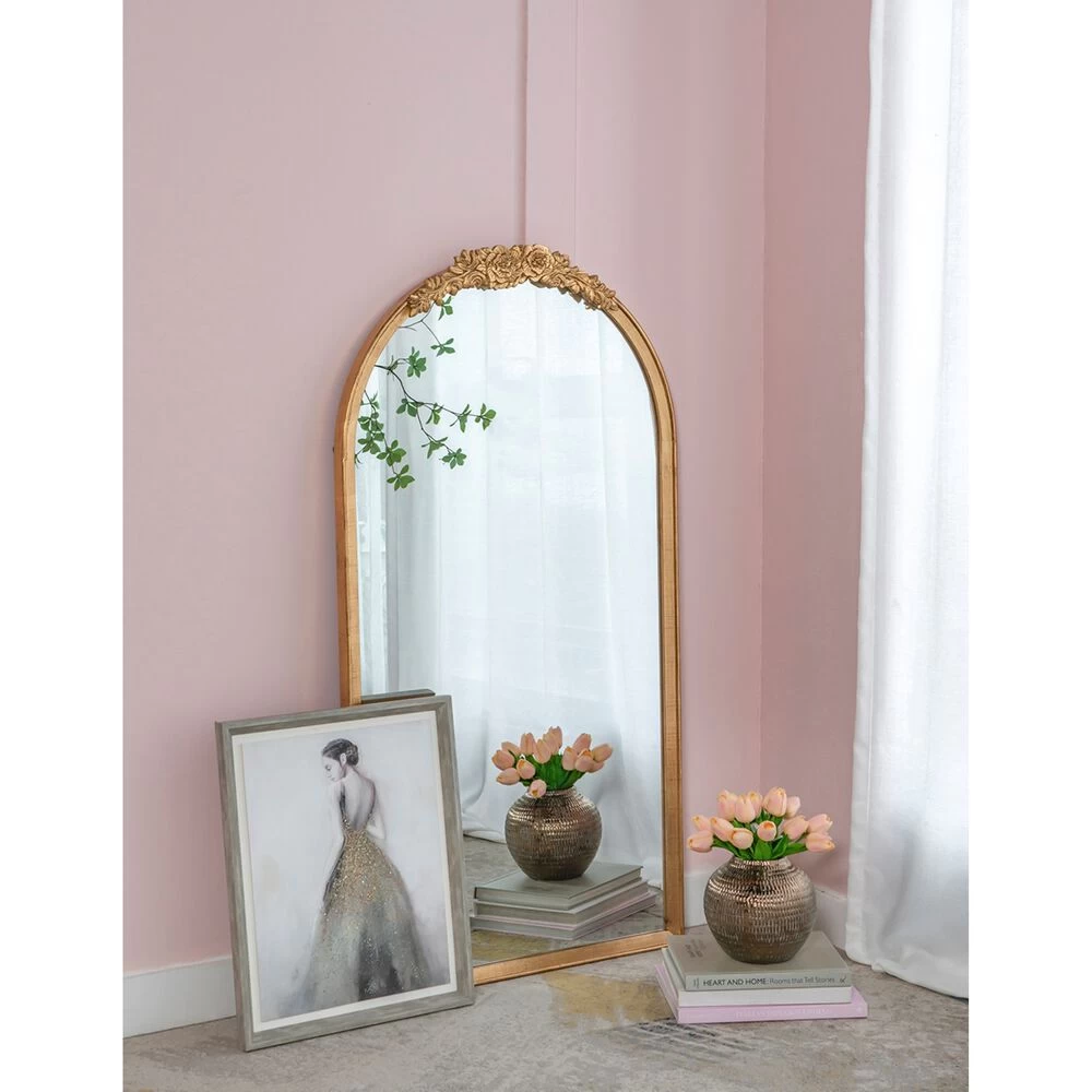 Eitenne 52 X 27 Inch Gold Floor Mirror - Image 6