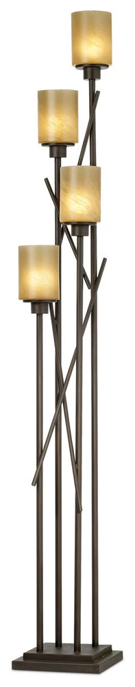 City Crossings 74 Inch 300.00 Watt Bronze Floor Lamp Portable Light