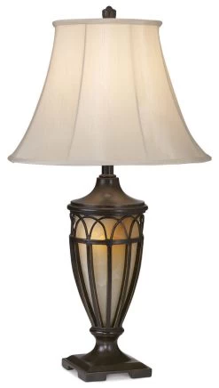 Lexington 31 Inch 107 Watt Florida Bronze With Gold Table Lamp Portable Light