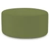 Universal 18 Inch Seascape Moss Outdoor Round Ottoman With Slipcover