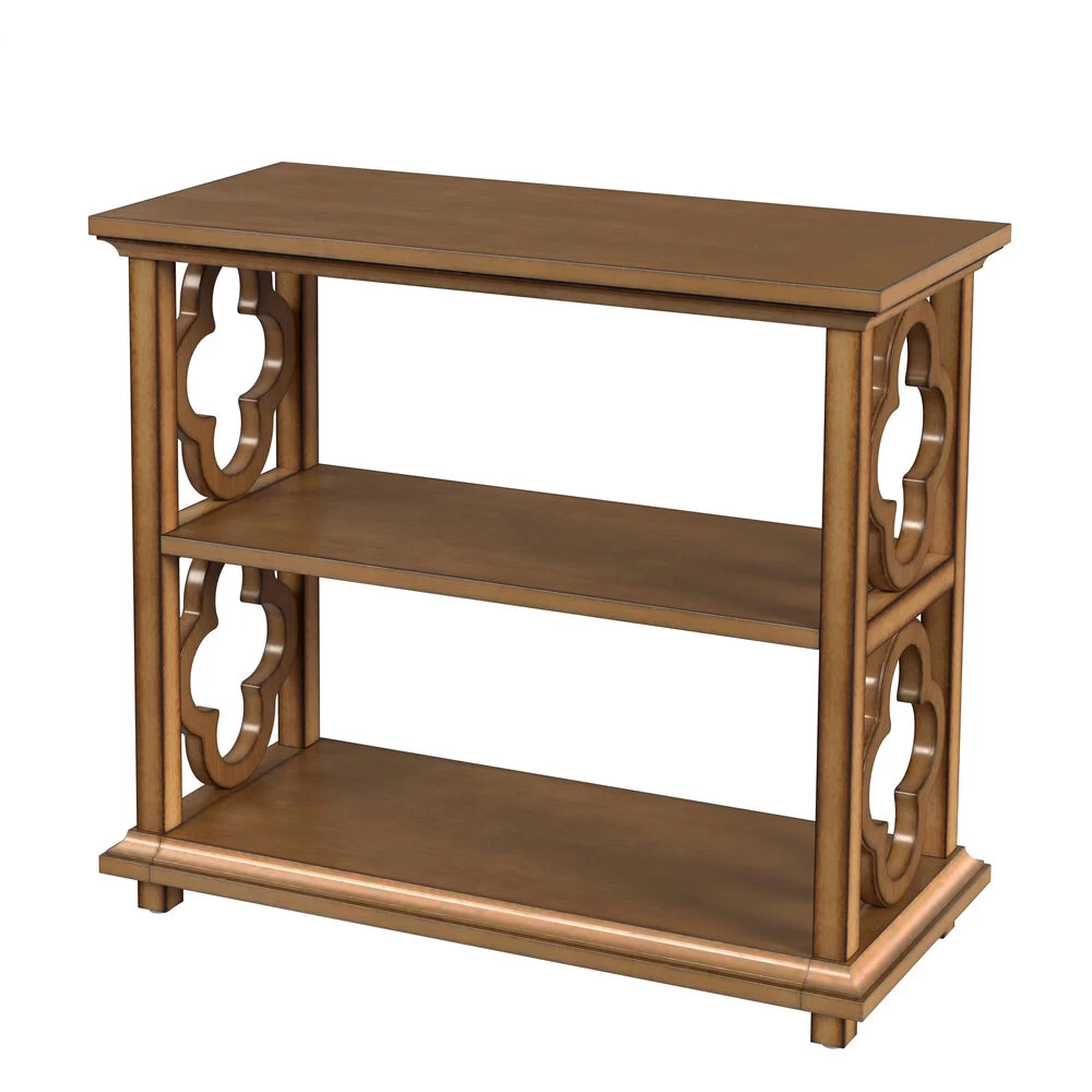 Paloma 2 Shelf 30"W Bookcase In Light Brown