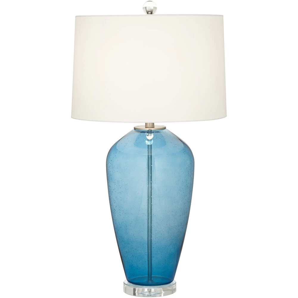 Pavo 31 Inch 150.00 Watt Blue-Sea Table Lamp Portable Light