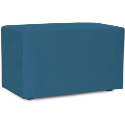 Universal Seascape Turquoise Outdoor Bench With Slipcover