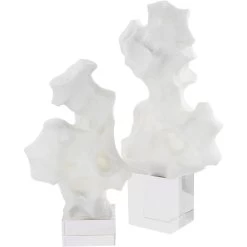 Remnant 16 X 8 Inch Sculptures, Set Of 2