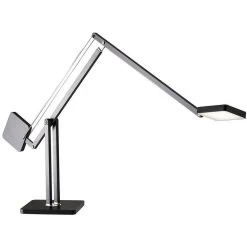 Adesso Cooper 14 Inch 8.00 Watt Matte Black Desk Lamp Portable Light, ADS360