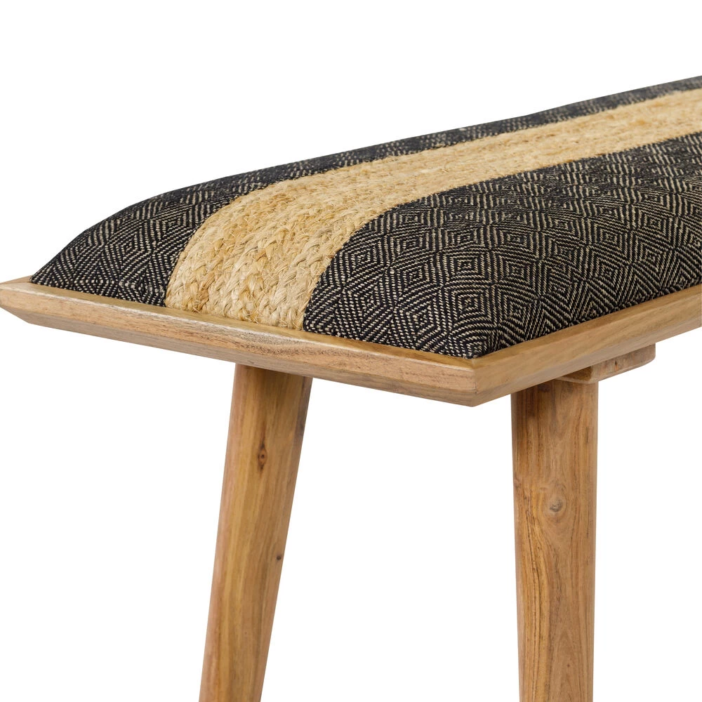 Aegeus Camel Upholstered Bench - Image 2