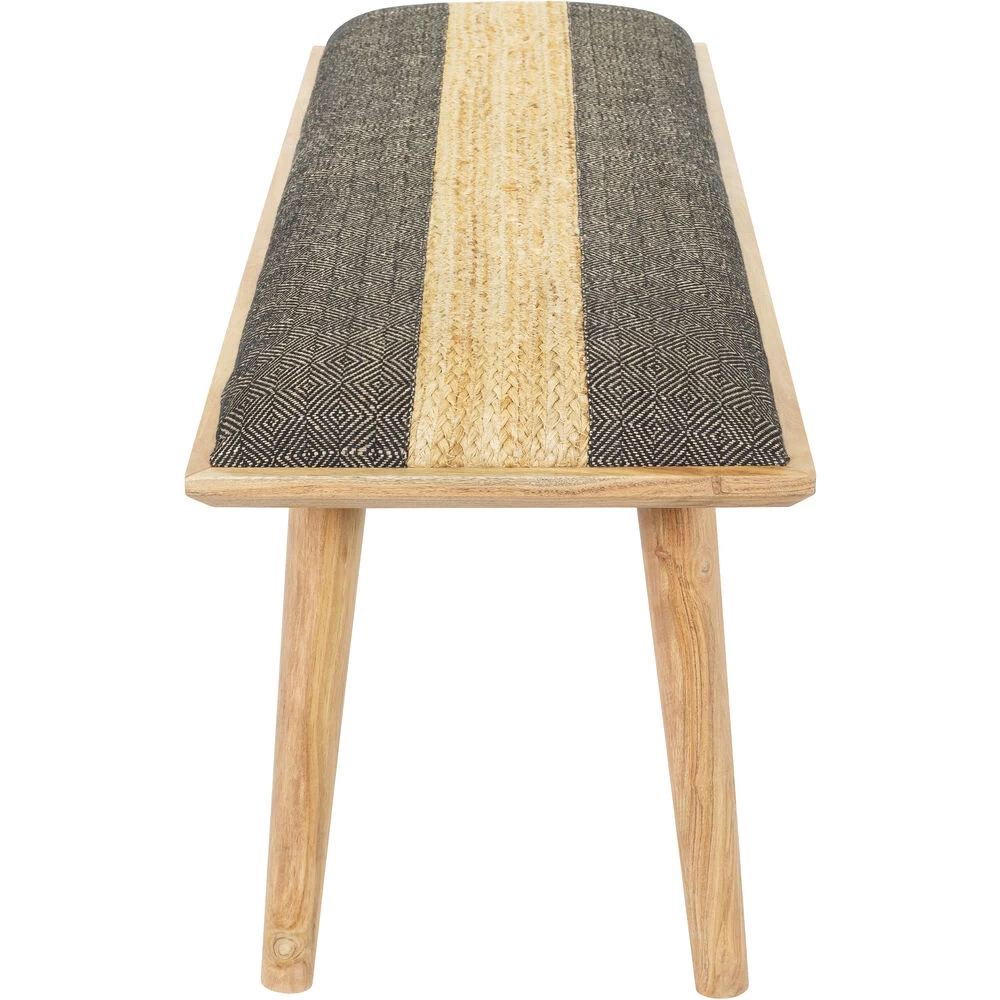 Aegeus Camel Upholstered Bench - Image 3