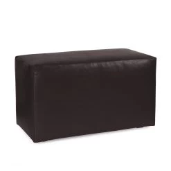 Universal Atlantis Black Outdoor Bench With Slipcover