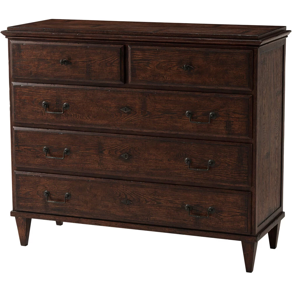 Axel Rustic Oak Chest Of Drawers
