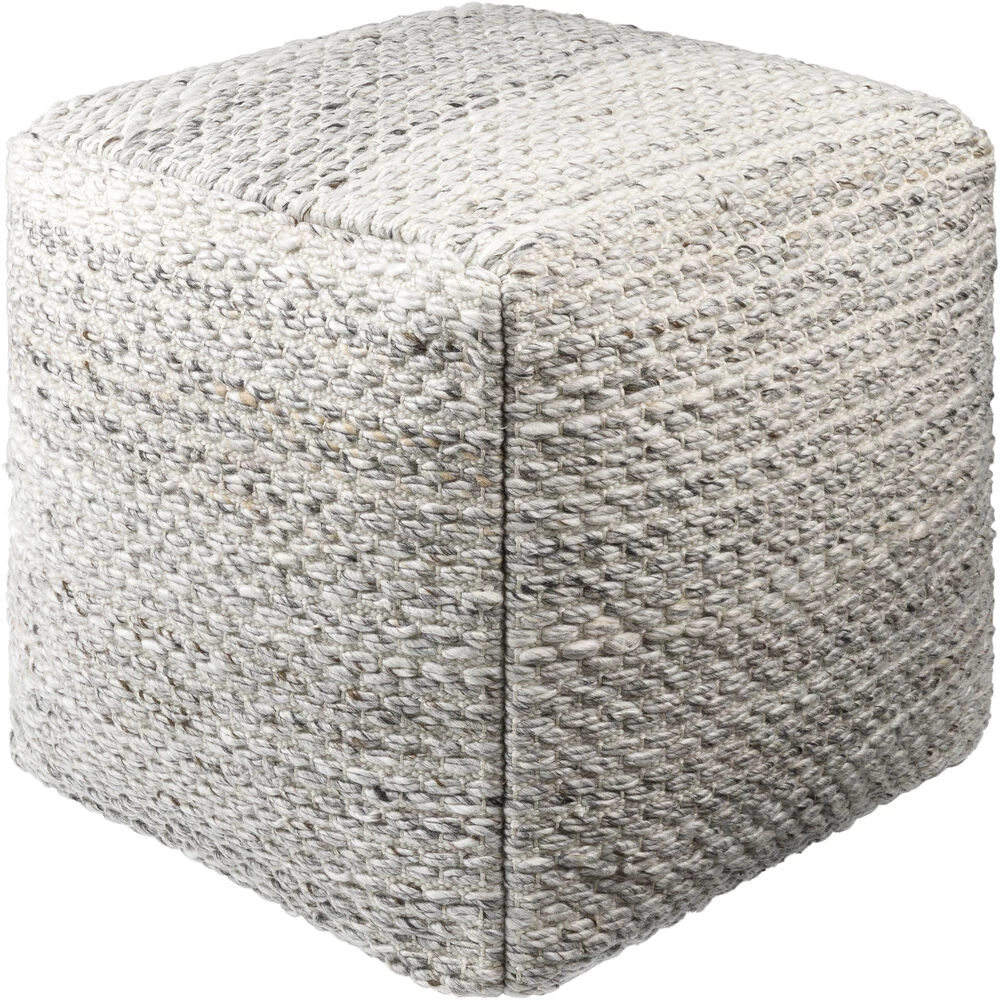 Averill 18 Inch Outdoor Pouf