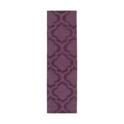 Central Park 72 X 72 Inch Eggplant Rugs, Round