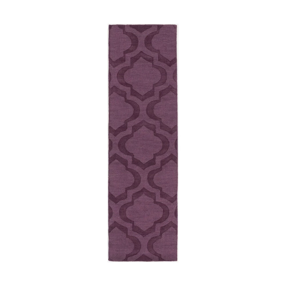 Central Park 72 X 72 Inch Eggplant Rugs, Round