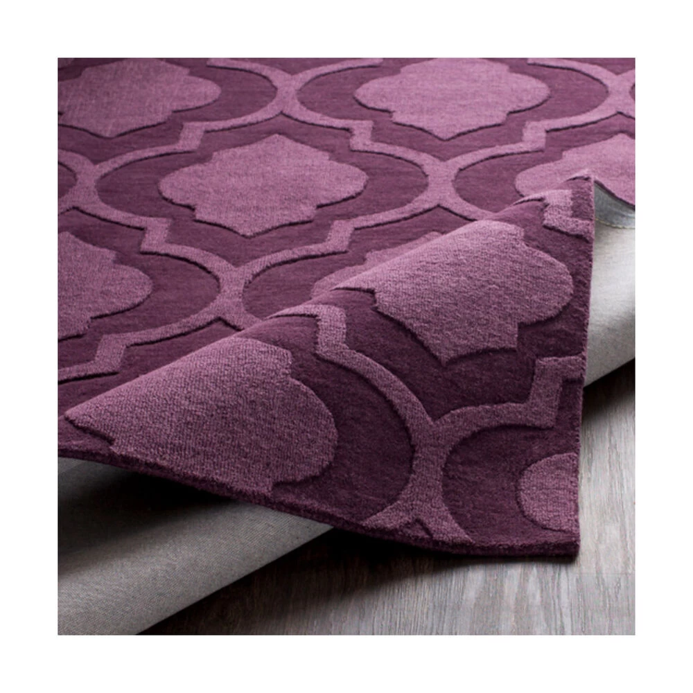 Central Park 72 X 72 Inch Eggplant Rugs, Round - Image 5
