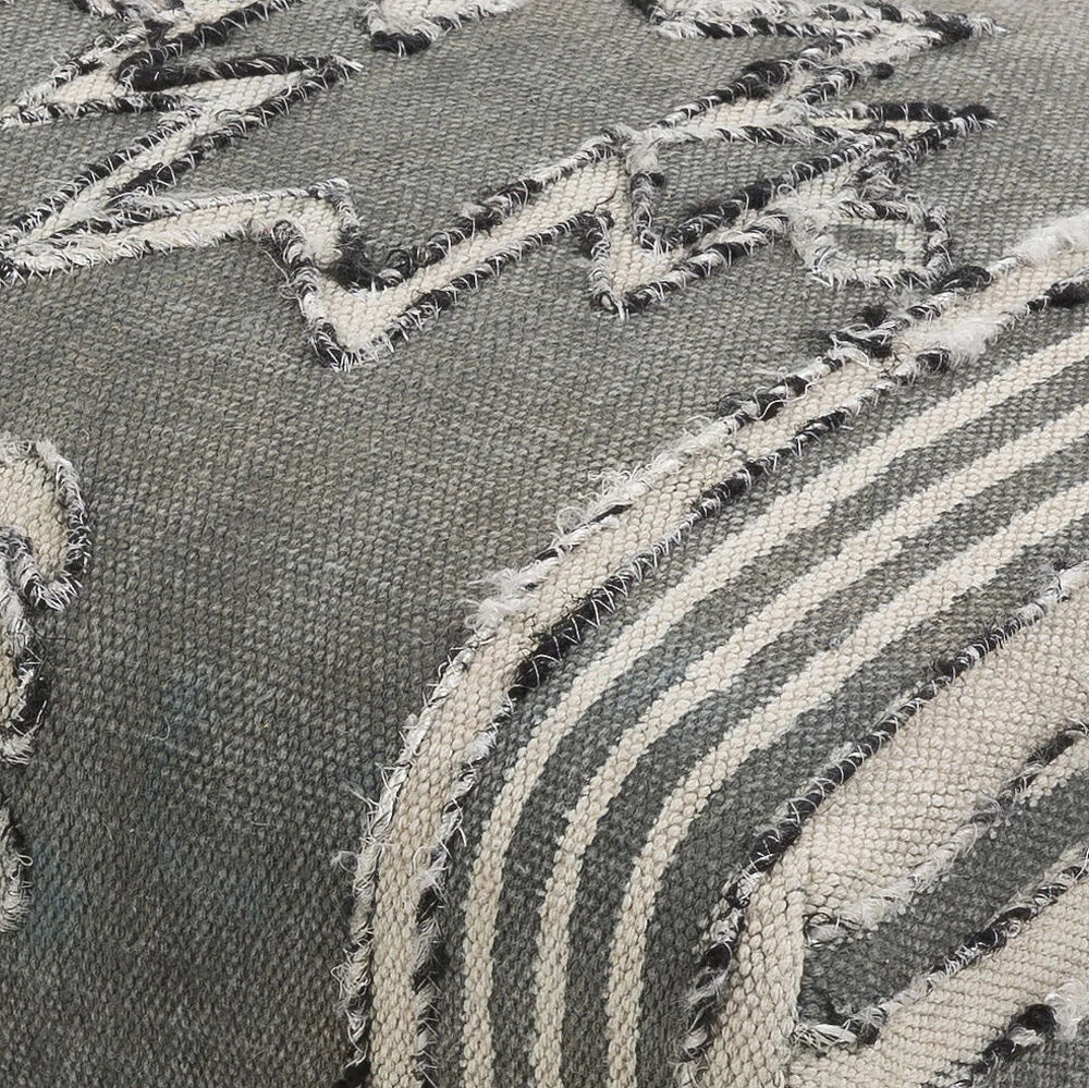 Batu Navy Upholstered Bench - Image 2