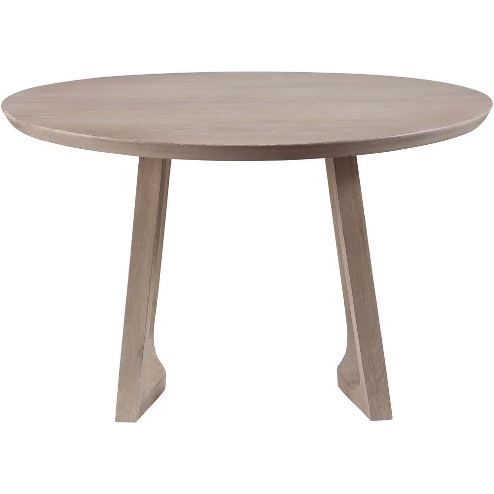 Silas 48 X 48 Inch White Dining Table, Round - Image 3