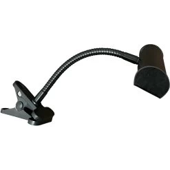 Battery Clip On 5 Inch 1.00 Watt Black Clip On Light Portable Light