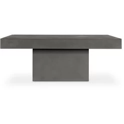 Maxima 47 X 31.5 Inch Grey Outdoor Coffee Table