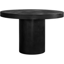 Cassius 47 X 47 Inch Black Outdoor Dining Table