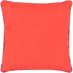 Bahari 20 X 20 Inch Orange And Purple Outdoor Throw Pillow