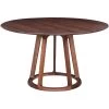 Aldo 47 X 47 Inch Brown Dining Table, Round