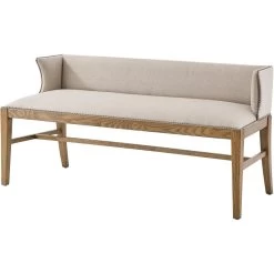 The Echoes Collection Impromptu Light Echo Oak Settee