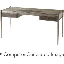 Thought 64 X 24 Inch Rustic Oak Writing Table