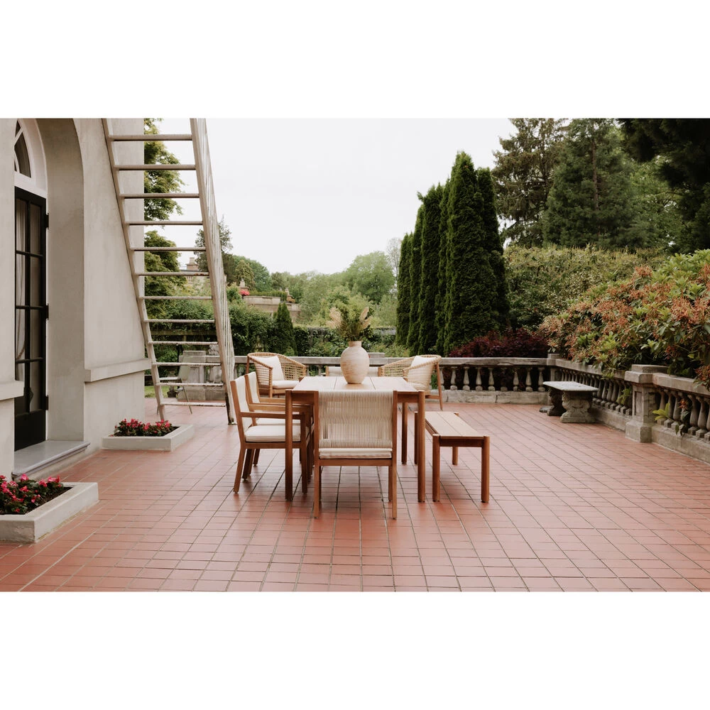 Luce Natural Outdoor Dining Chair - Image 7
