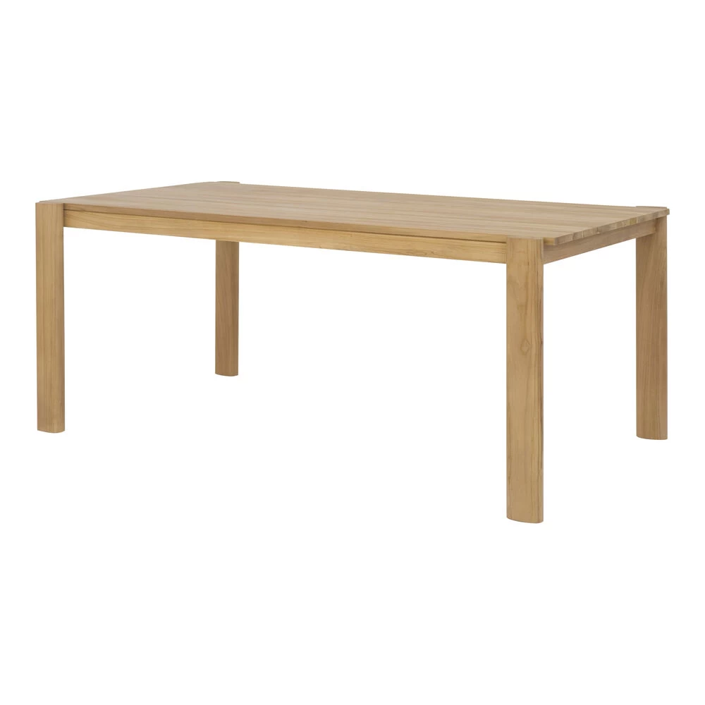Tempo 71 X 39 Inch Natural Outdoor Dining Table - Image 2