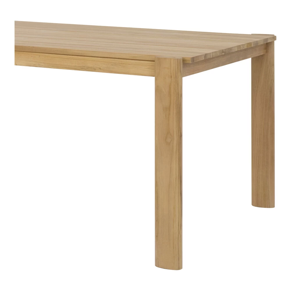 Tempo 71 X 39 Inch Natural Outdoor Dining Table - Image 4