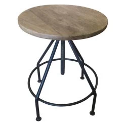 Bengal Manor 20 Inch Wood Tones Barstool