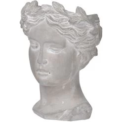 Visage White Wash Outdoor Vase