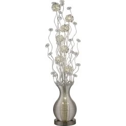 Uniontown 63 Inch 1.50 Watt Silver Floor Lamp Portable Light