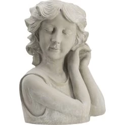 Posing Girl Gray Outdoor Planter