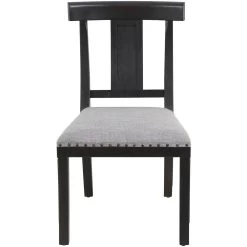 Dann Foley Black Dining Chair