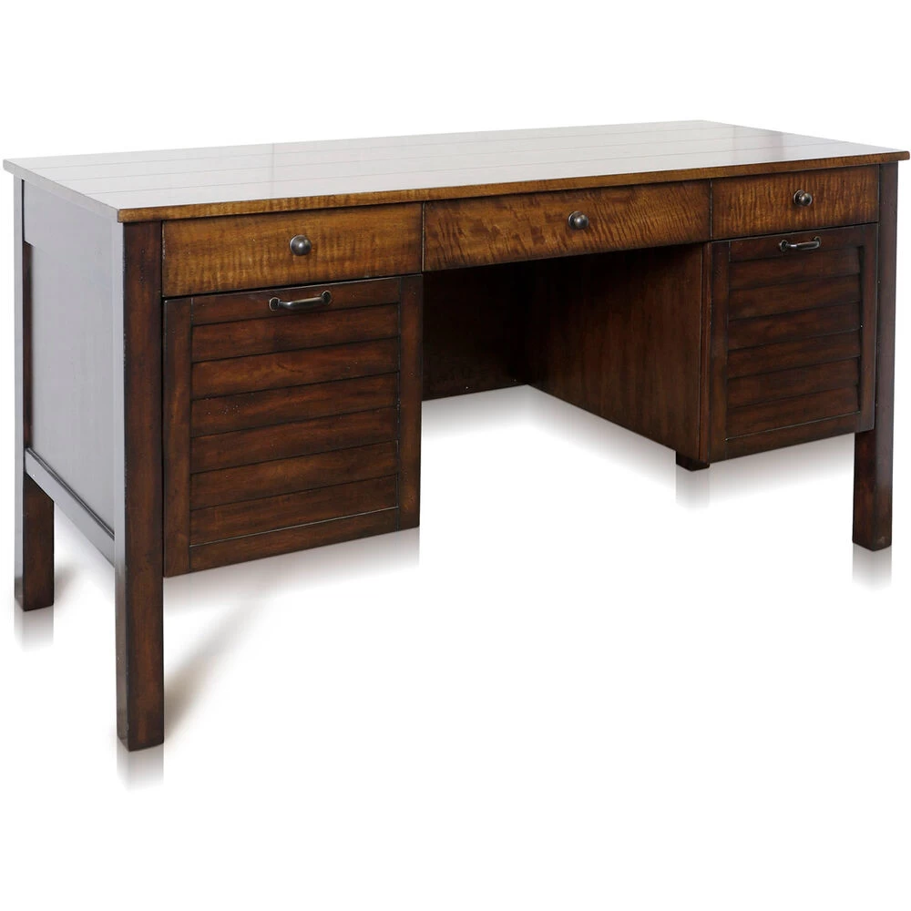 Masters 60 Inch King Arthur Antique Brown Desk