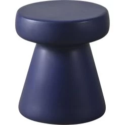 Charlie 16 X 14 Inch Matte Navy Outdoor Side Table